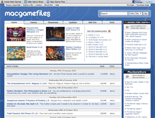 Tablet Screenshot of macgamefiles.com